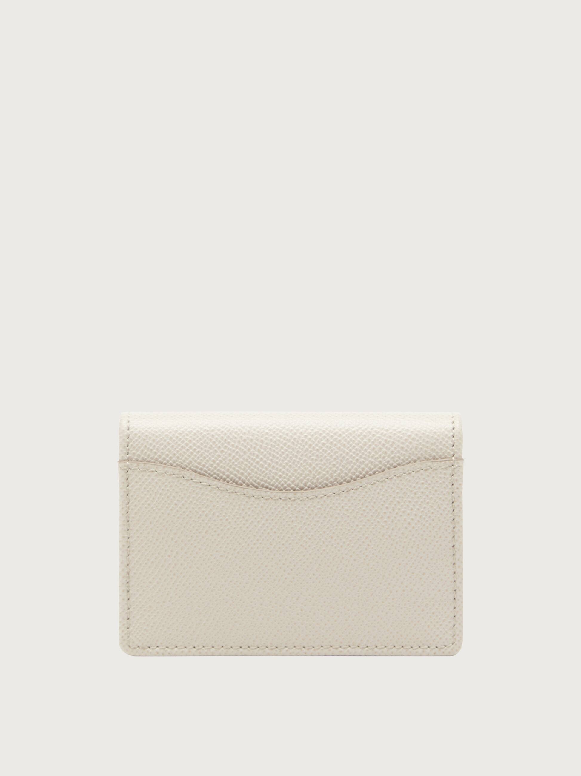 Salvatore Ferragamo Gancini Leather Card Case
