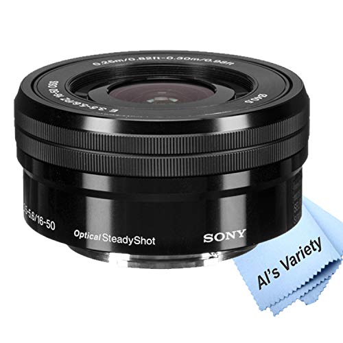 Sony ZV-E10 Mirrorless Camera with 16-50mm Lens + 2pcs 64GB Memory + LED Video Light + Case+ Tripod + Steady Grip Pod + Filters + Macro + 2X Lens +