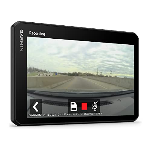 Garmin DriveCam™ 76, Large, Easy-to-Read 7” GPS car Navigator, Built-in Dash Cam, Automatic Incident Detection