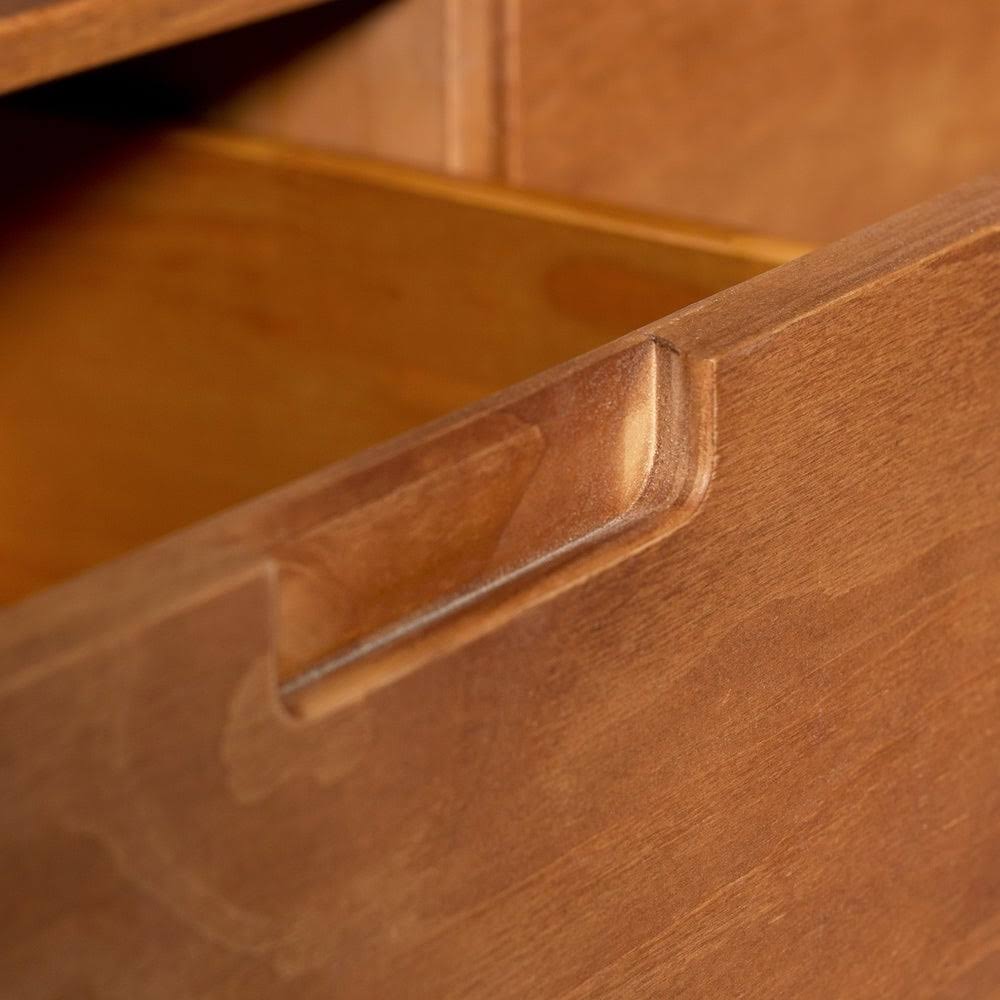 Carson Carrington Alby 58-Inch Mid-Century 3-Drawer TV Console - Walnut