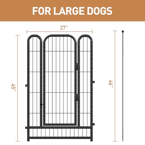 Metal Dog Playpen, 40 Inch Height 16 Panels, Large Dog Fence for Large/Medium/Small Dogs Indoor & Outdoor Bliss, Perfect Dog Pen for Camping, Yard