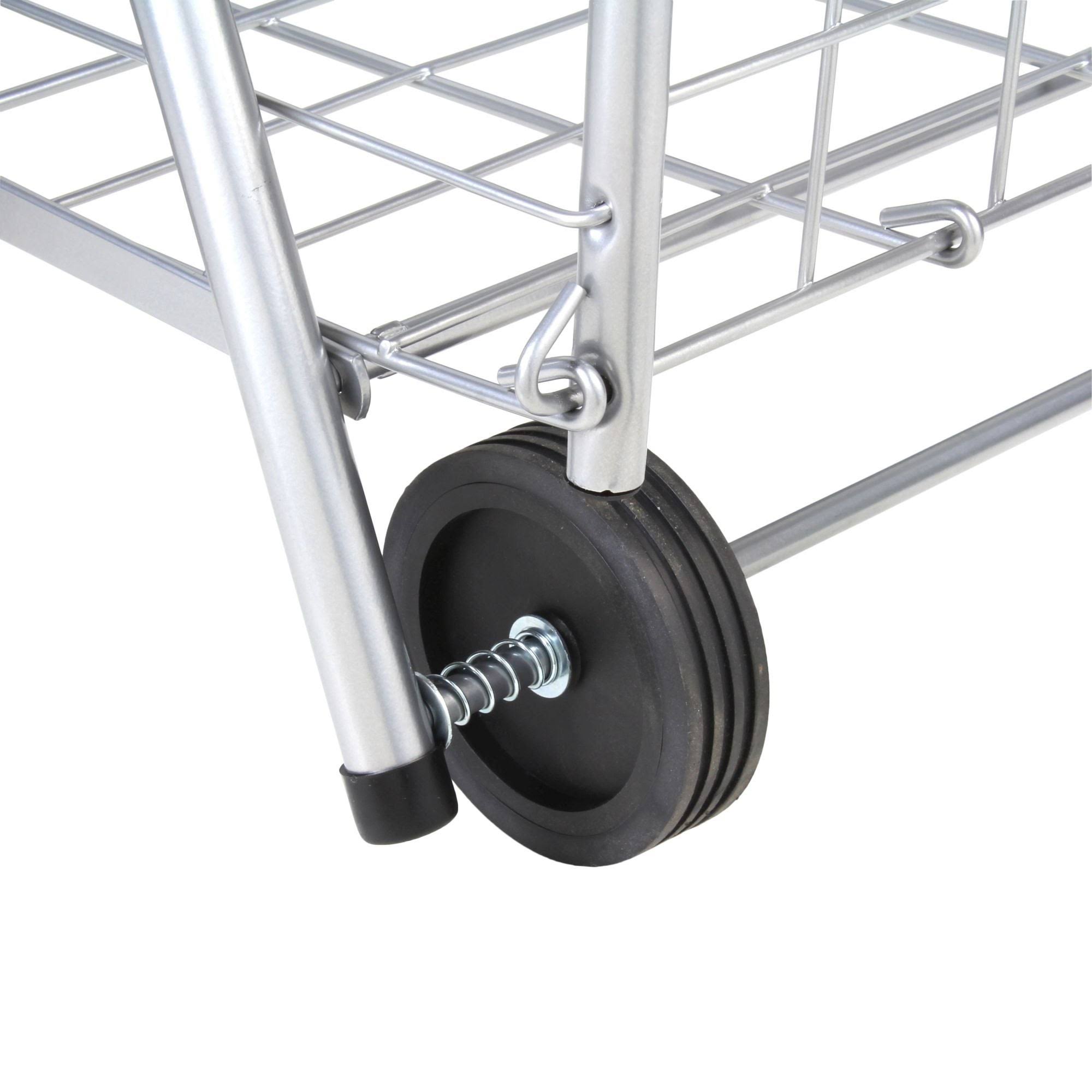 Helping Hand - 3-Wheel Stair-Climbing Folding Cart - Silver