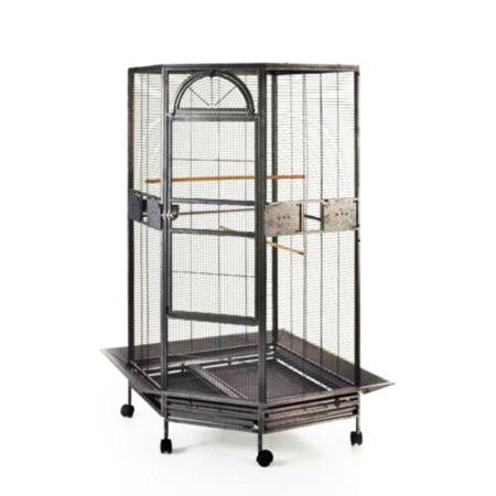 Parrot Escape Jumbo Corner Bird Cage Aviary