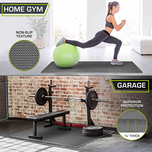ProsourceFit Extra Thick Puzzle Exercise Mat , EVA Foam Interlocking Tiles for Protective, Cushioned Workout Flooring for Home and Gym Equipment