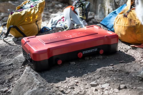 Camp Chef Mountain Series Everest 2X - High Output Two-Burner Camp Stove - Lid Doubles as Windscreen - Portable Cooking Stove - For Outdoor Cooking