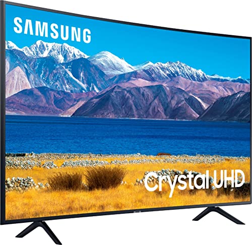 SAMSUNG Class Curved UHD TU-8300 Series - 4K UHD HDR Smart TV with Alexa Built-in (2020 Model) - Smart Home Appliances