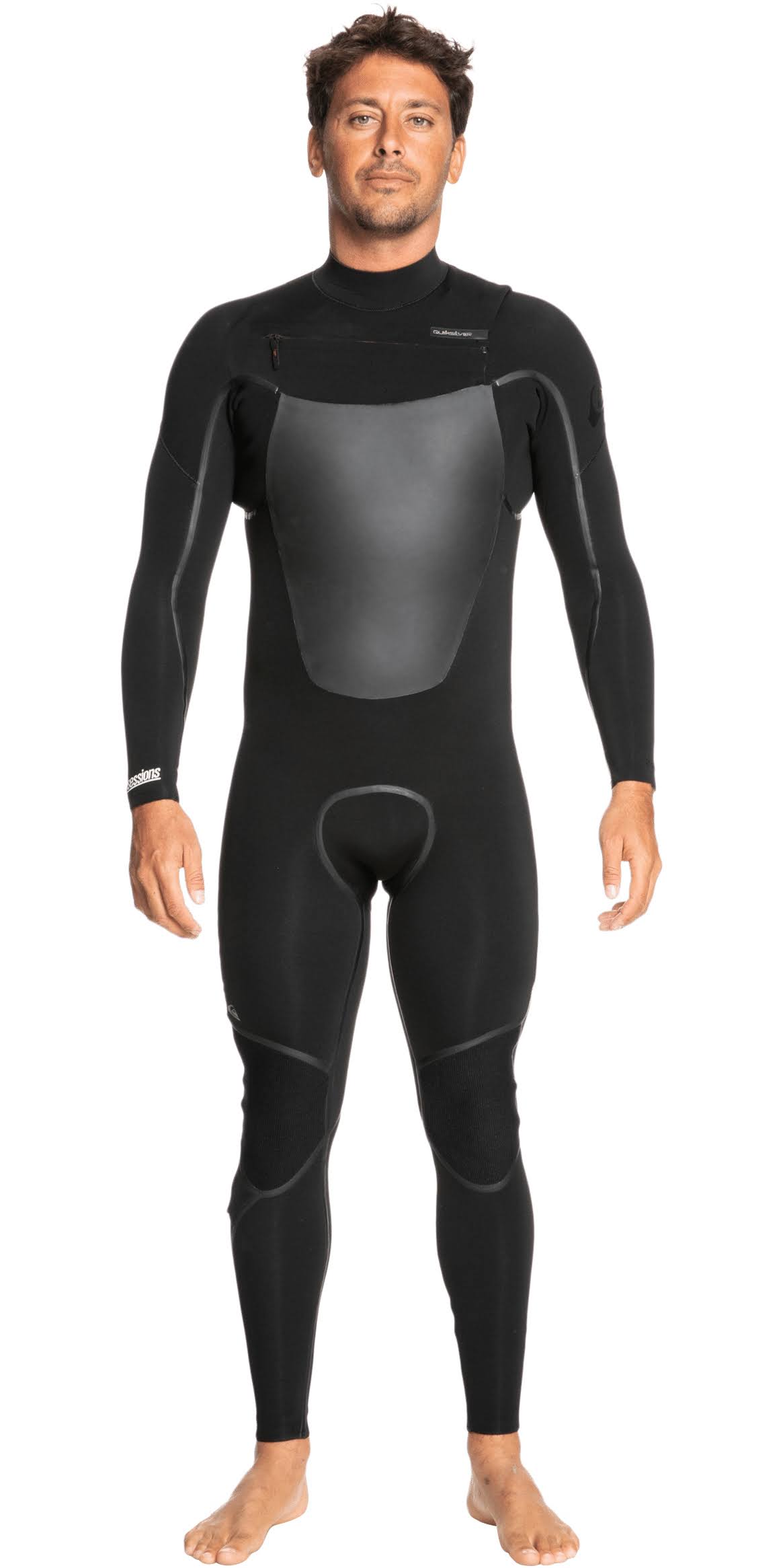 Quiksilver 4/3 Marathon Sessions Mens Wetsuit - Black