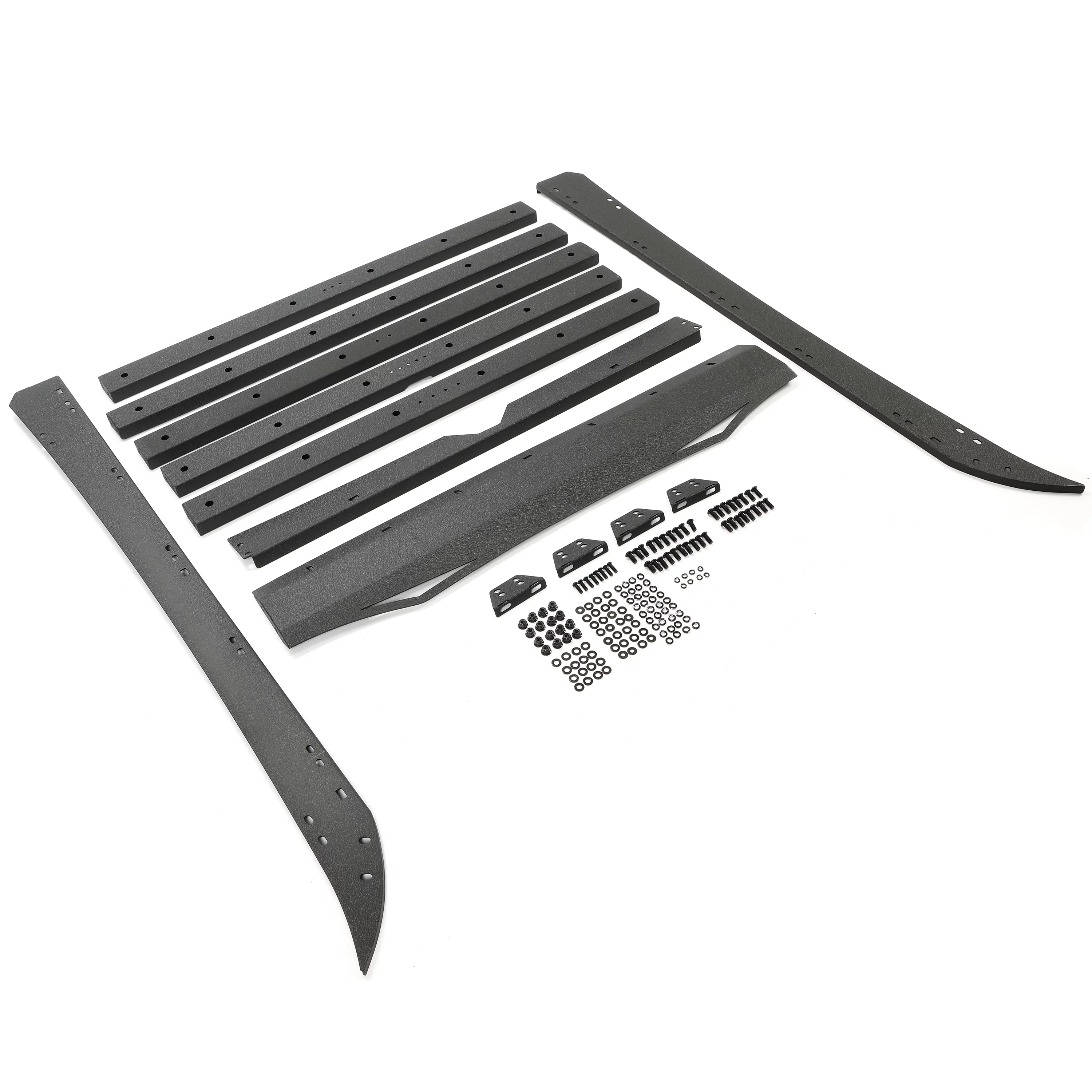Kojem Top Roof Rack for 2005-2022 Toyota Tacoma 2 Gen 3 Gen Double Cab Luggage Cargo Carrier Basket Steel