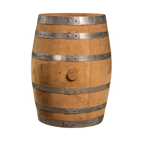 Midwest Barrel Company Authentic Small Bourbon/Whiskey Barrel Used Genuine American White Oak Wood Barrel for Decoration