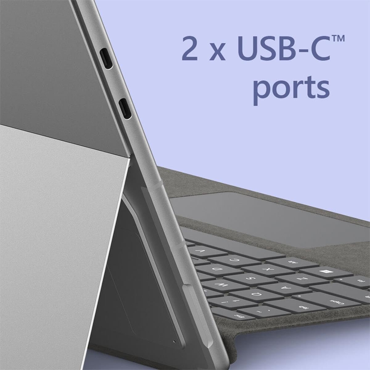 Microsoft Surface Pro 9 Tablet - 13" - SQ3-8 GB RAM - 128 GB SSD - Windows 11 Pro - 5G - Platinum