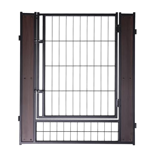 Heavy Duty Dog Playpen 32 Inch Height - Indoor Outdoor Pet Fence Enclosure for Medium and Small Dogs