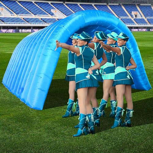 Inflatable Tunnel Sports Tunnel Entrance with Blower Football Tunnel Tent Entryway for Business Advertise Party Exhibition Promotion Street,Shop
