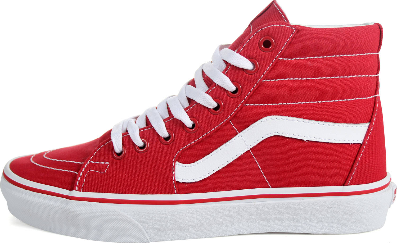 Vans Canvas Sk8-Hi (Red)