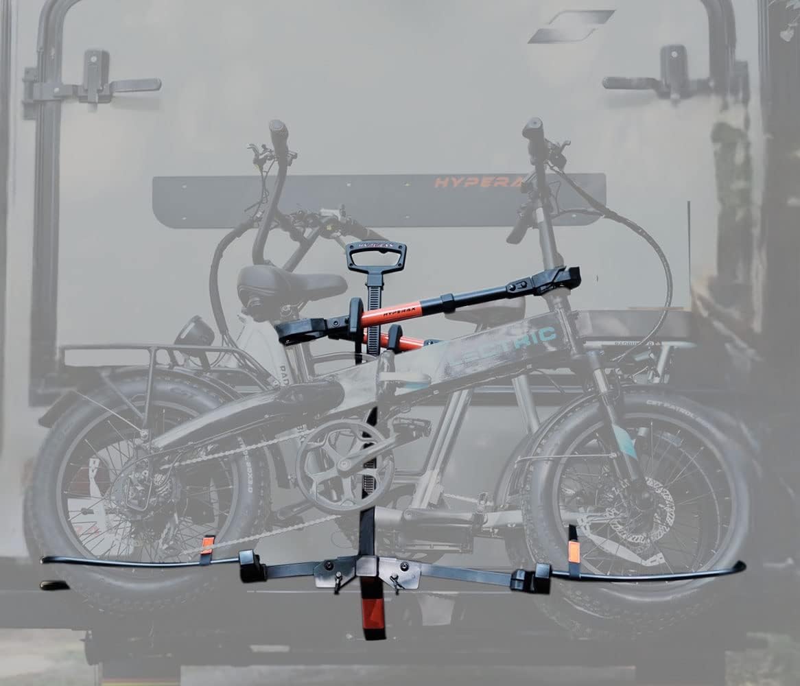 HYPERAX Special Combo - Volt RV with 2 X E-Bike Adapter- Platform Bike Rack for RV, Camper, Motorhome