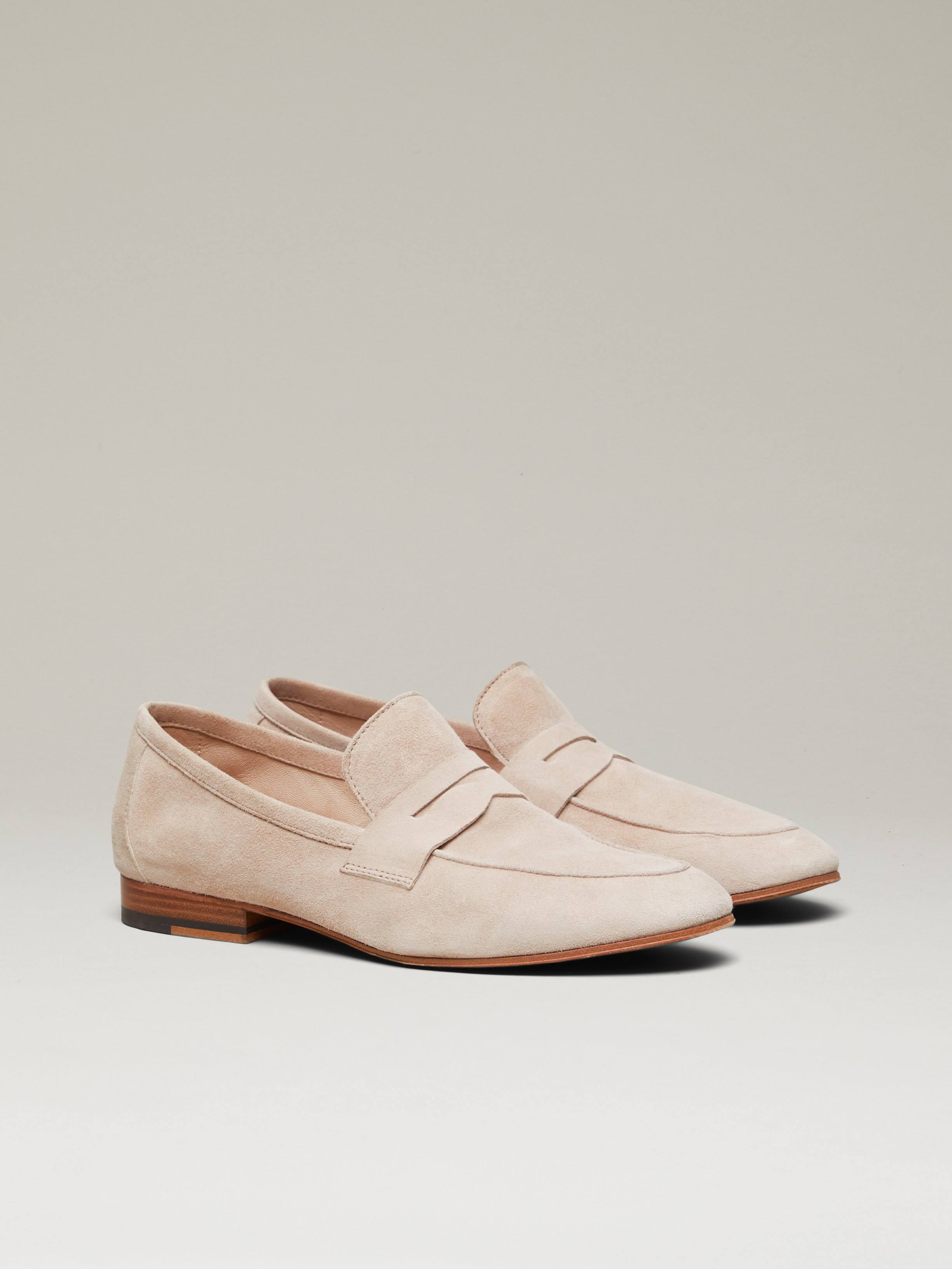 M. Gemi | The Sacca Donna Suede | 7.5 US | Oatmeal Suede