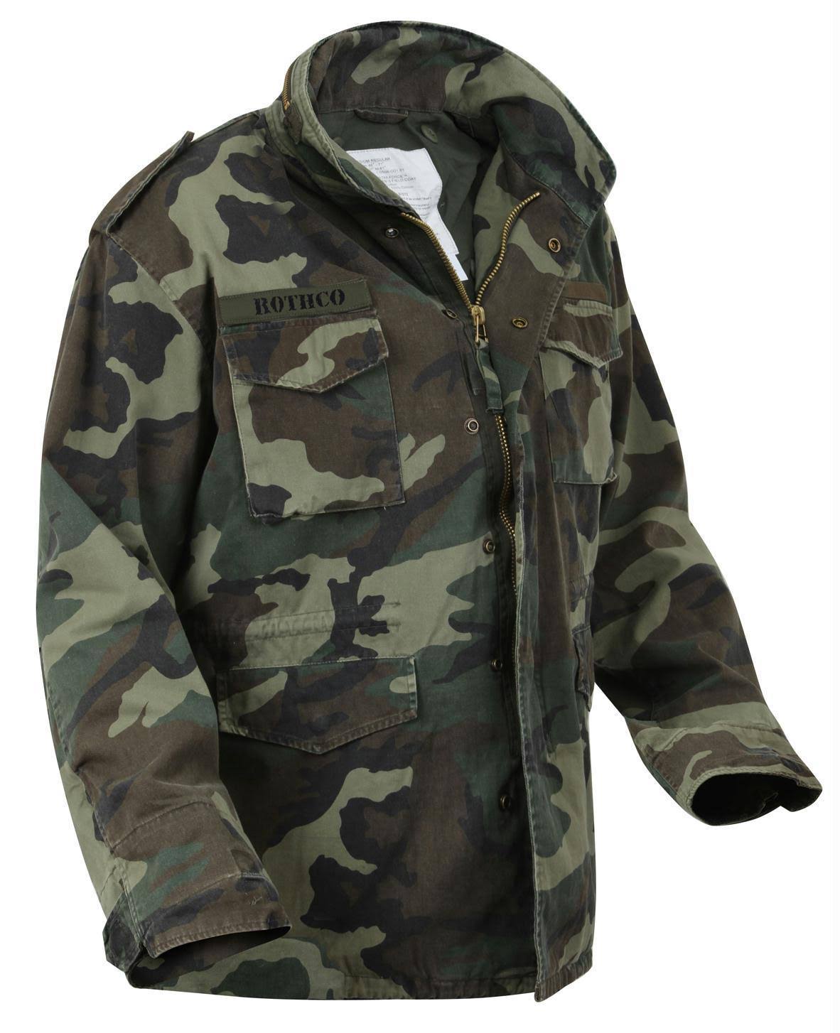 Rothco - Vintage M-65 Field Woodland Camo Jacket