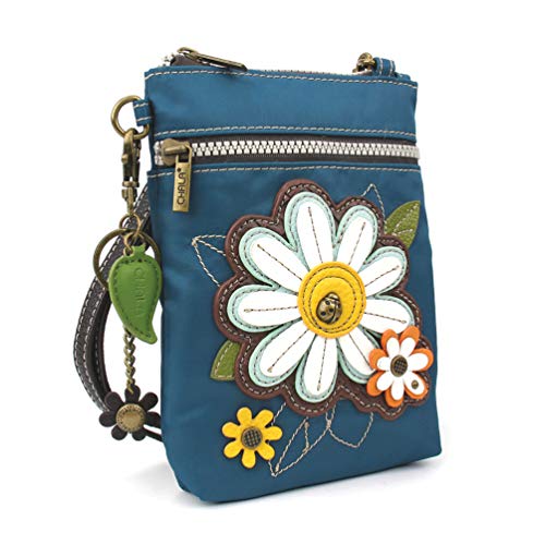 CHALA Crossbody RFID Cell Phone Purse - Women Nylon/Faux Leather Multicolor Handbag with Adjustable Strap Venture