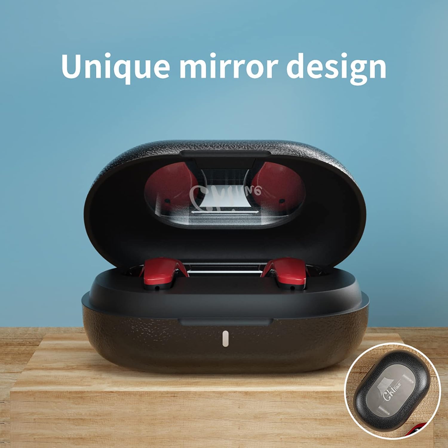 True Wireless Earbuds Noise Cancelling, Bluetooth 5.1 Earphones Built-in Mic,IPX5 Waterproof Earphones Touch Control Stereo in-Ear Headset