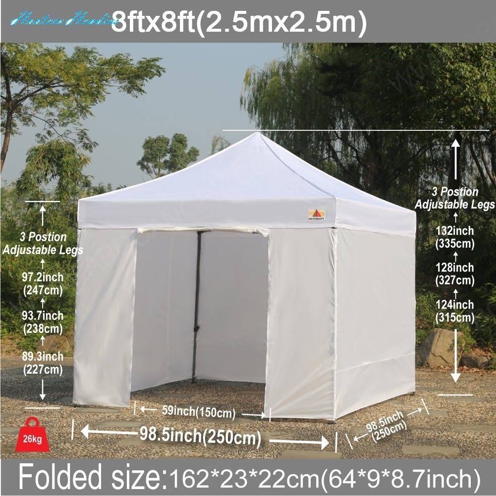 ABCCANOPY (18+colors) 8ft by 8ft EZ Pop Up Canopy Tent Commercial Instant