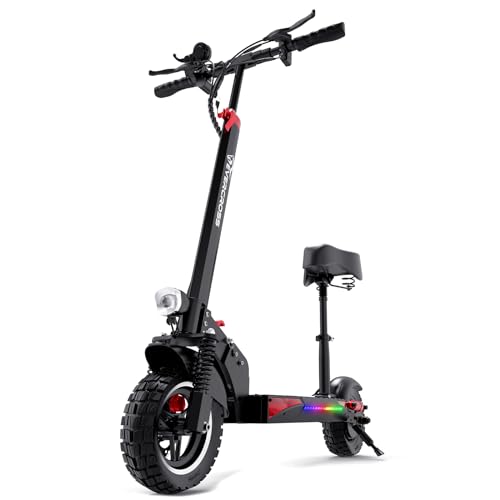EVERCROSS H5 Electric Scooter, Electric Scooter for Adults with 800W Motor, Up to 28MPH & 25 Miles-10'' Solid Tires