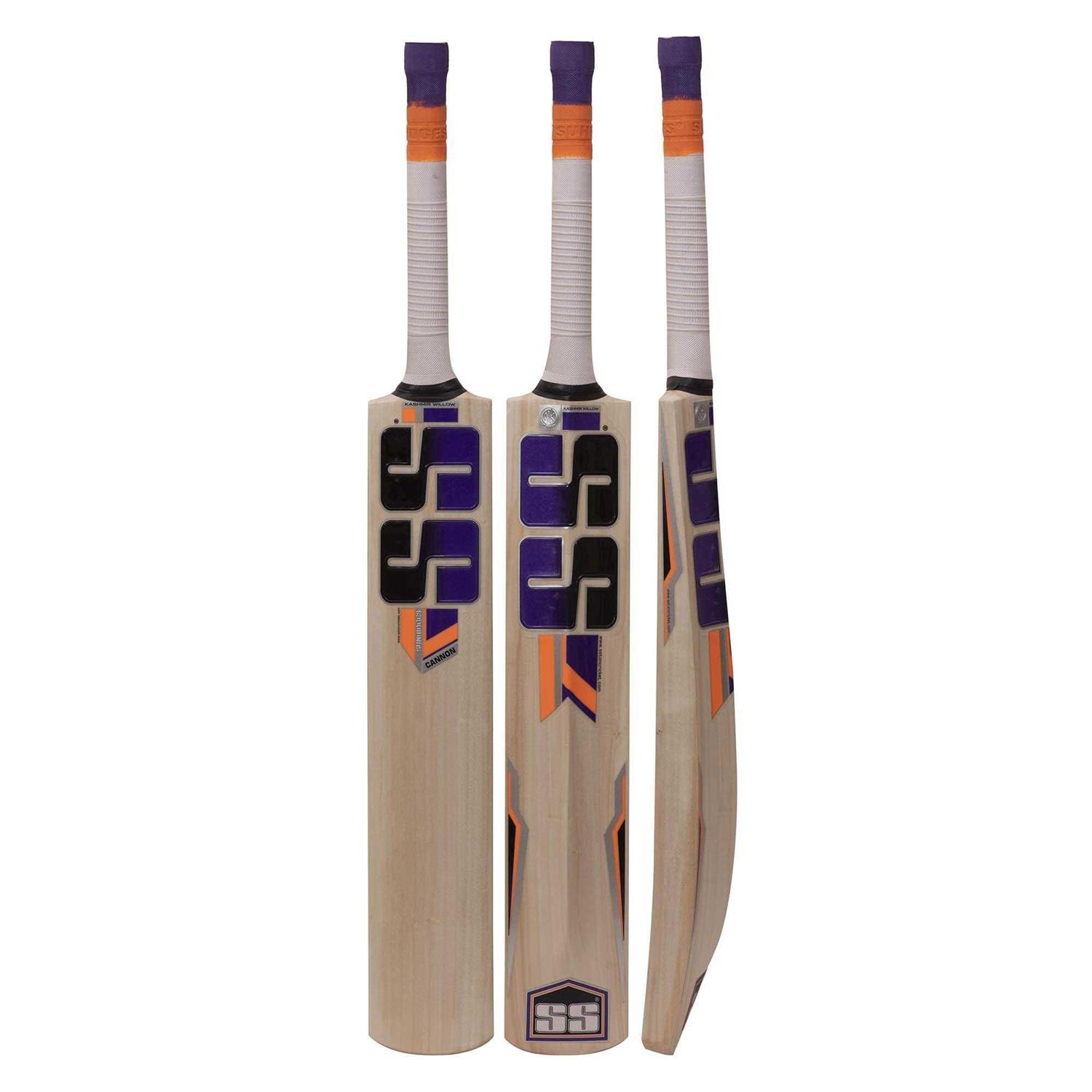 SS Kashmir Willow Leather Ball Cricket Bat Exclusive Cricket Bat for Adult Full Size with Full Protection Cover - Sports Supplies Online Store