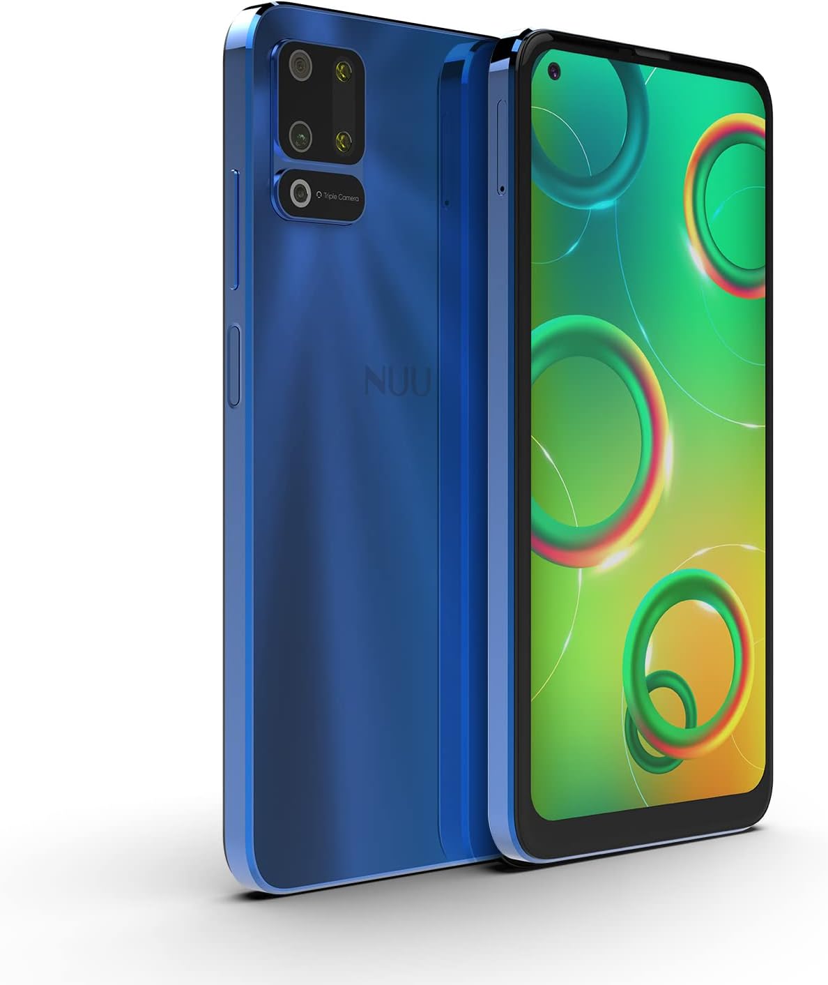 NUU B10 4G LTE Unlocked Android Smartphone | 6.55” HD+ Display | 48MP Triple-Camera | 64GB + 4GB RAM | 4000mAh Battery | Android 11 | Compatible with