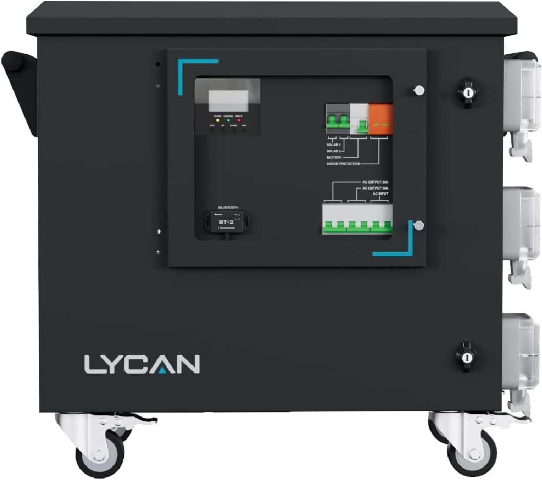 Renogy Solar Generator LiFePO4 Battery, 4.8kWh Expandable Power Station 3500W AC Output