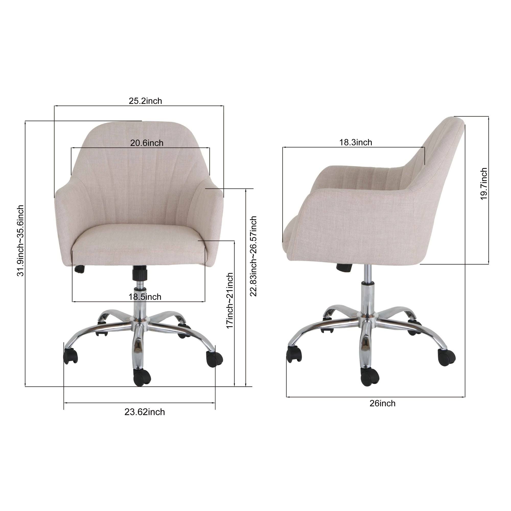 Nature Upholstered Task Chair Dark Gray
