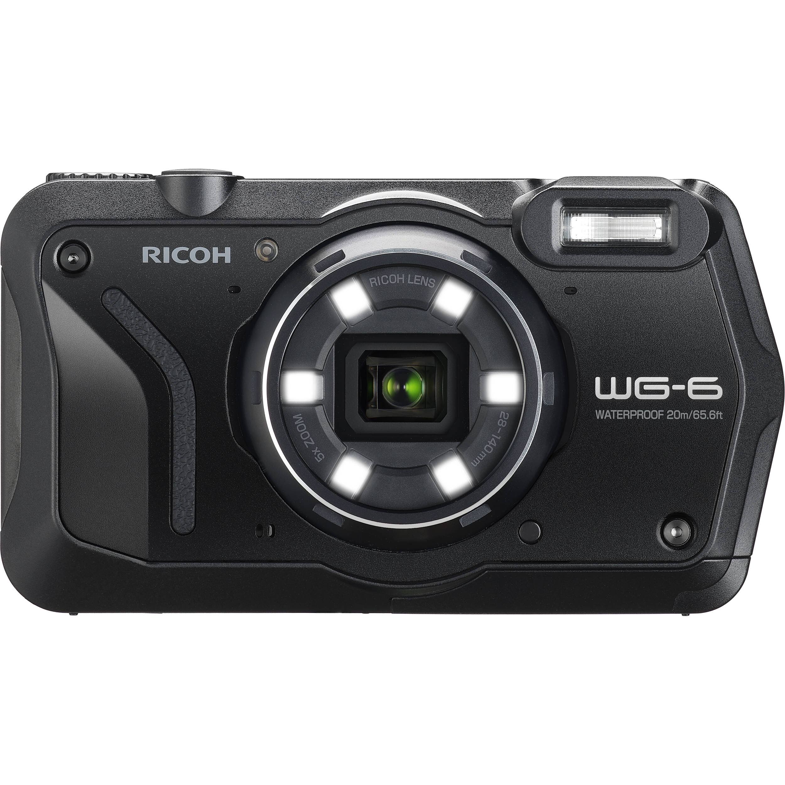 Ricoh WG-6 Digital Camera (Black)