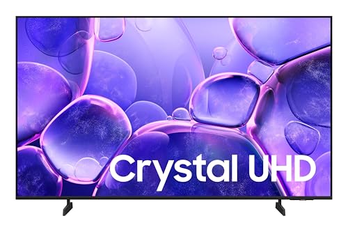 Samsung 43-Inch Class Crystal UHD U8000F 4K Smart TV (2025 Model) Endless Free Content, Crystal Processor 4K, MetalStream Design, Knox Security