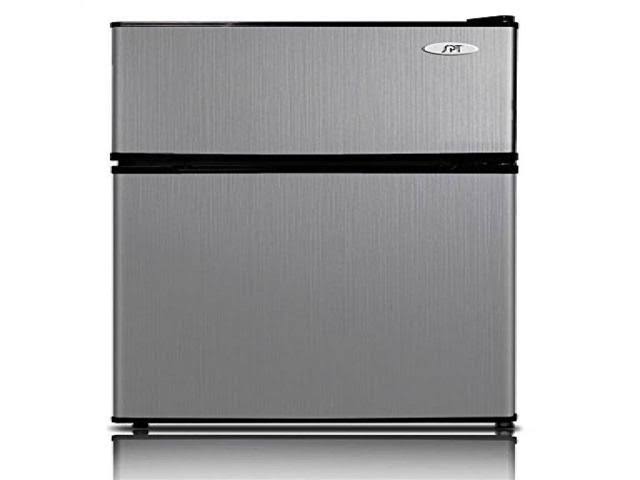 SPT RF-354W Double Door Refrigerator - 3.5 cu ft - White
