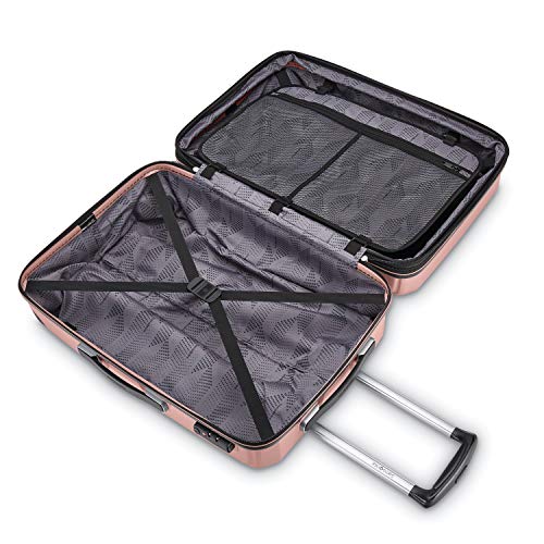 Samsonite Winfield 3 DLX Hardside Expandable Luggage with Spinners, Silver, Carry-On 20-Inch