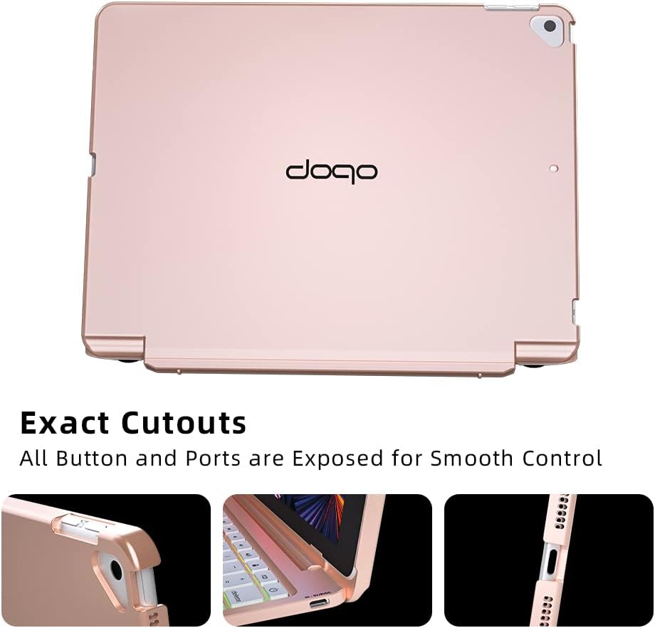 doqo Magnetic Keyboard Case for iPad Air 5th Generation(2022)/iPad Air 4th Generation(2020), iPad Pro 11 2018/2020/2021