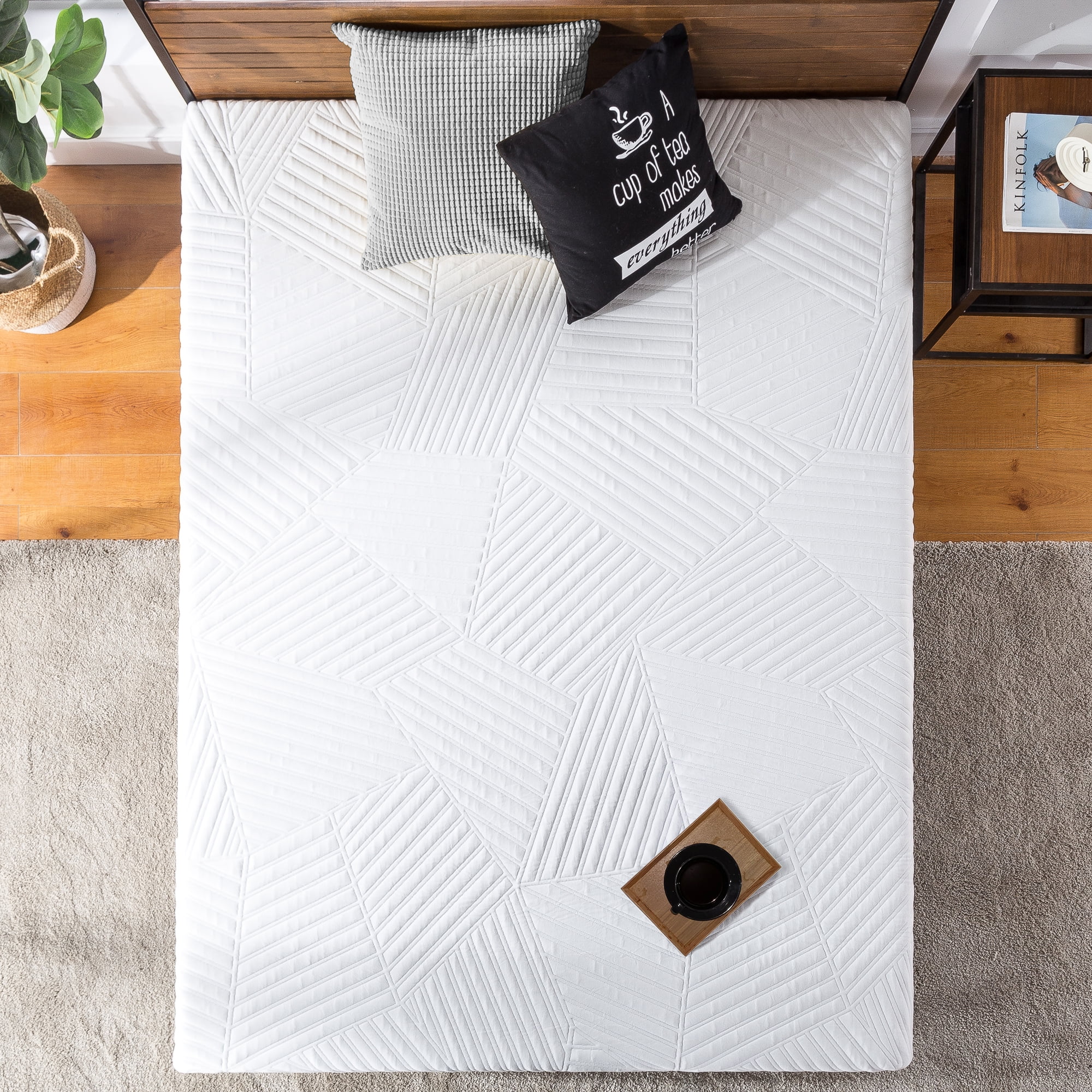 Zinus Cooling Copper ADAPTIVE® 12" Copper Memory Foam Pocket Spring Hybrid Mattress, Twin