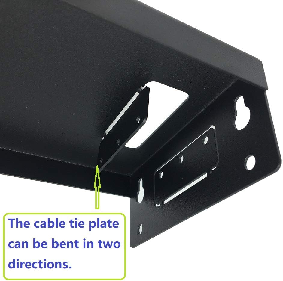 Jingchengmei Small Universal PTZ Camera Wall Mount Bracket Compatible with PTZOptics (CameraMount, Black)