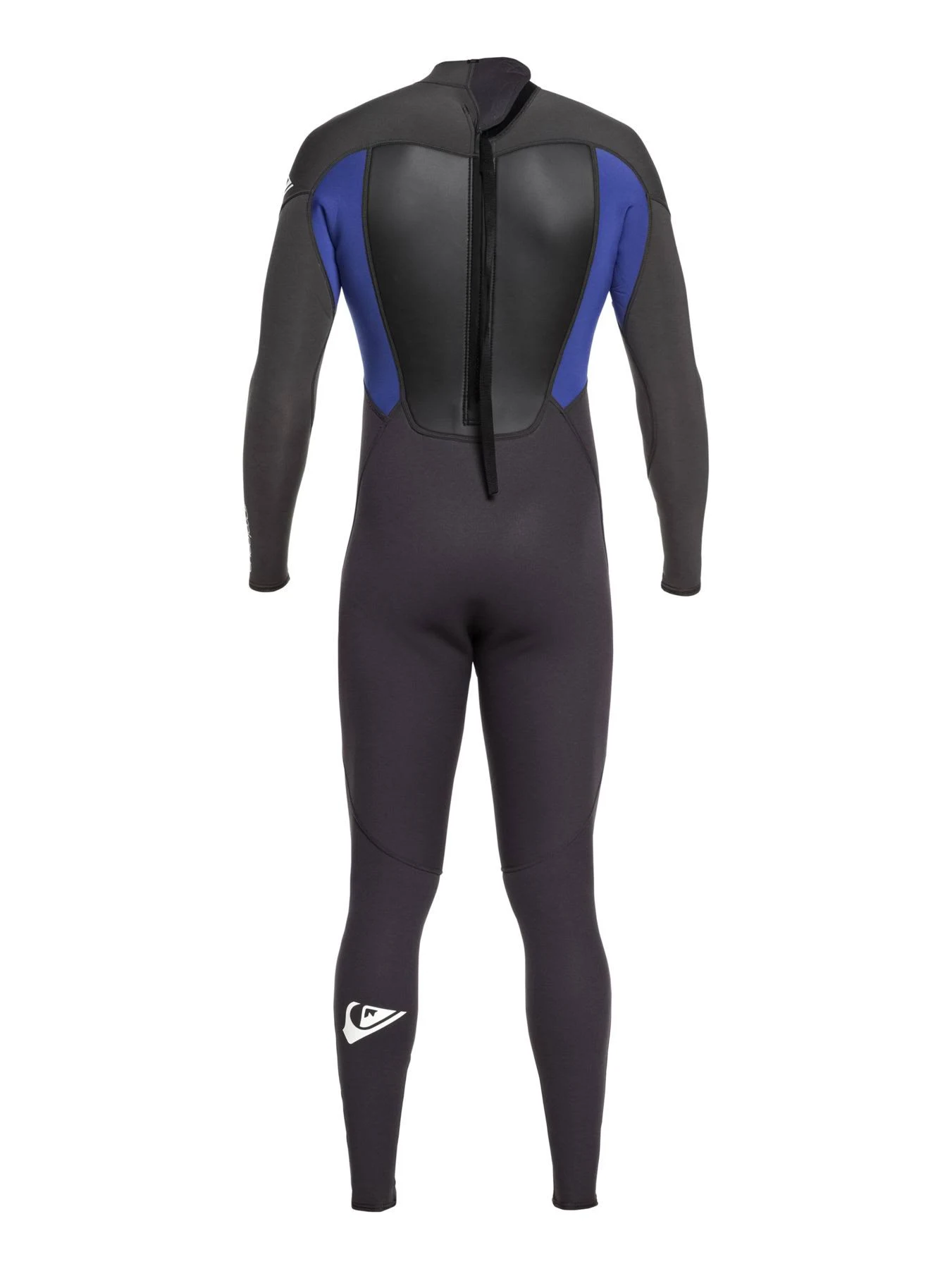 Quiksilver 3/2mm Prologue Back Zip Mens Wetsuit - Jet Black Nite Blue