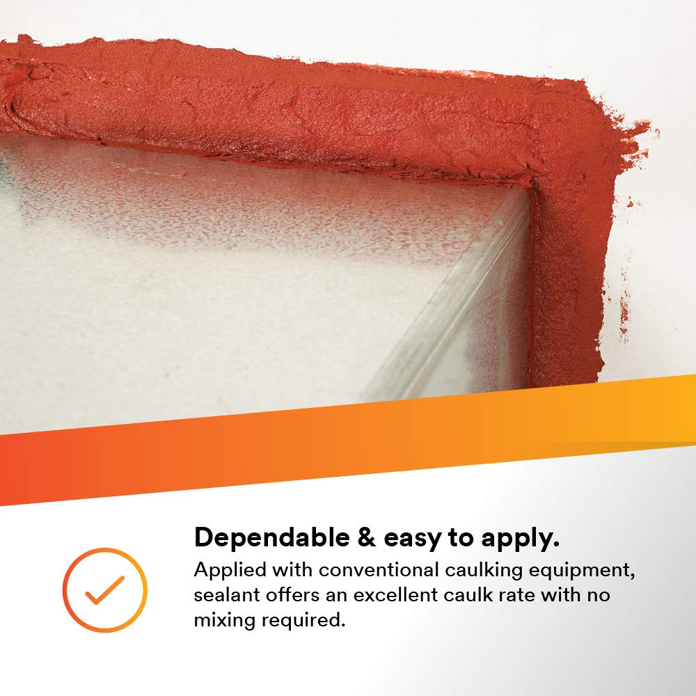 3M Fire Barrier Sealant CP 25WB+ - for Commercial, Industrial and Residential Applications - 5 Gallon Drum (Pail) - Red