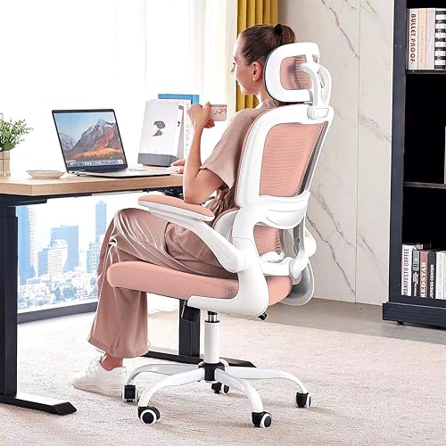TRALT Office Chair Ergonomic Desk Chair, 330 LBS Home Mesh Office Desk Chairs with Wheels, Comfortable Gaming Chair