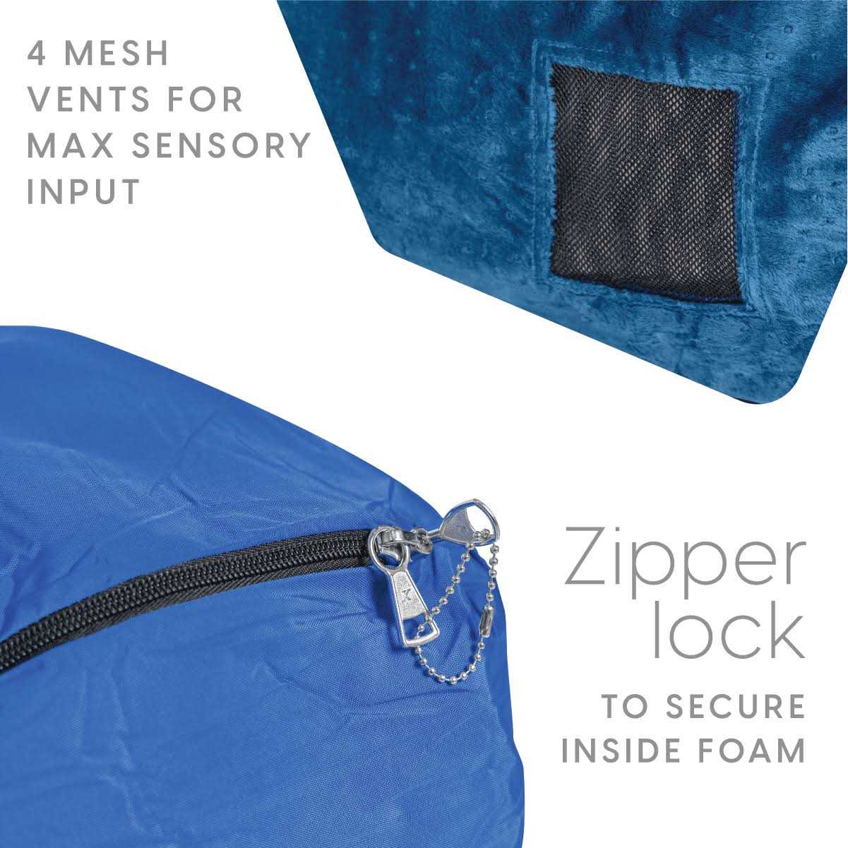 Milliard Crash Pad Sensory Pad with Foam Blocks for Kids and Adults with Washable Cover - Sports Supplies Online Store