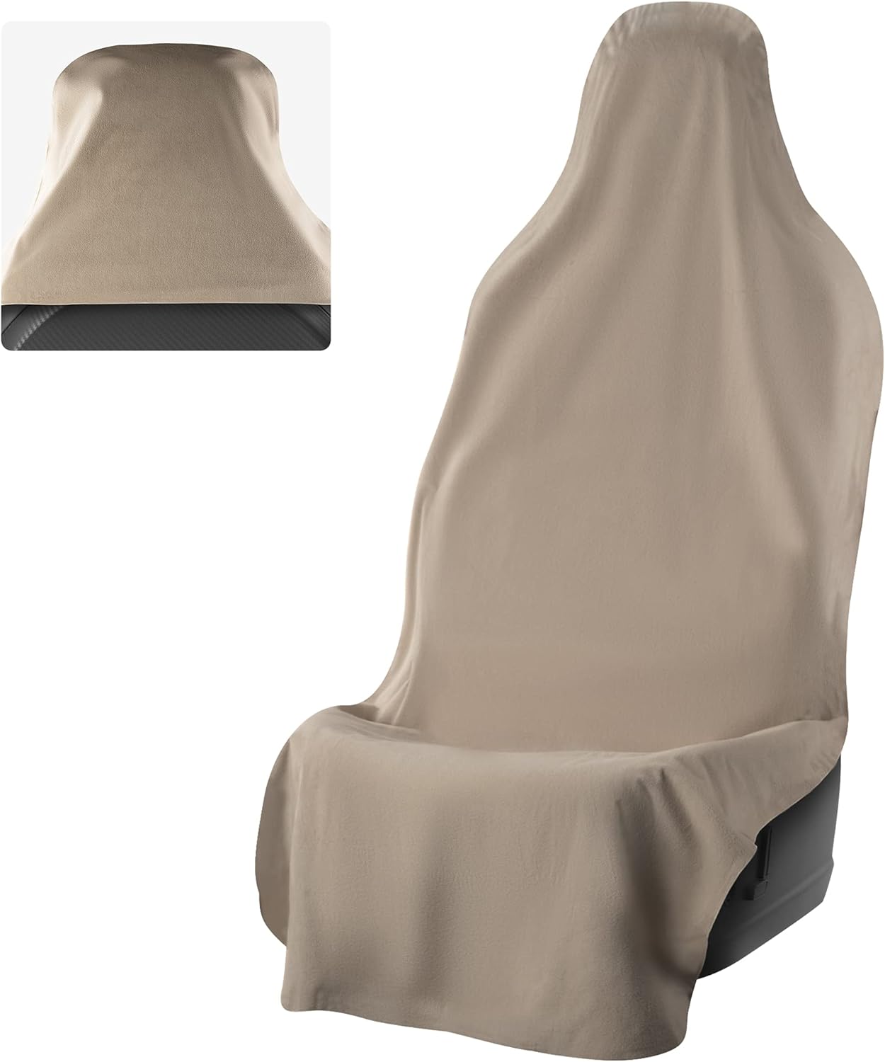 Waterproof SeatShield UltraSport Seat Protector (Black) - The Original Removable Auto Car Seat Cover - Soft Odor-Proof