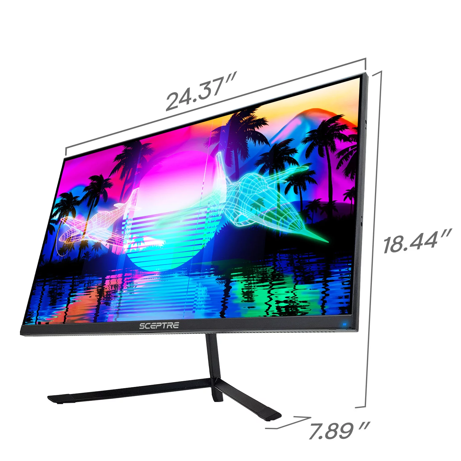 Sceptre IPS 27" LED Gaming Monitor G-to-G 1ms HDMI DisplayPort up to 144Hz AMD FreeSync Premium Build-in Speakers