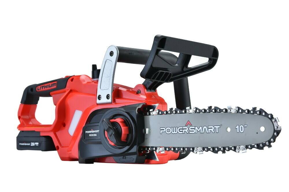 Powersmart PS76120A 10 inch 20 V Cordless Chain Saw