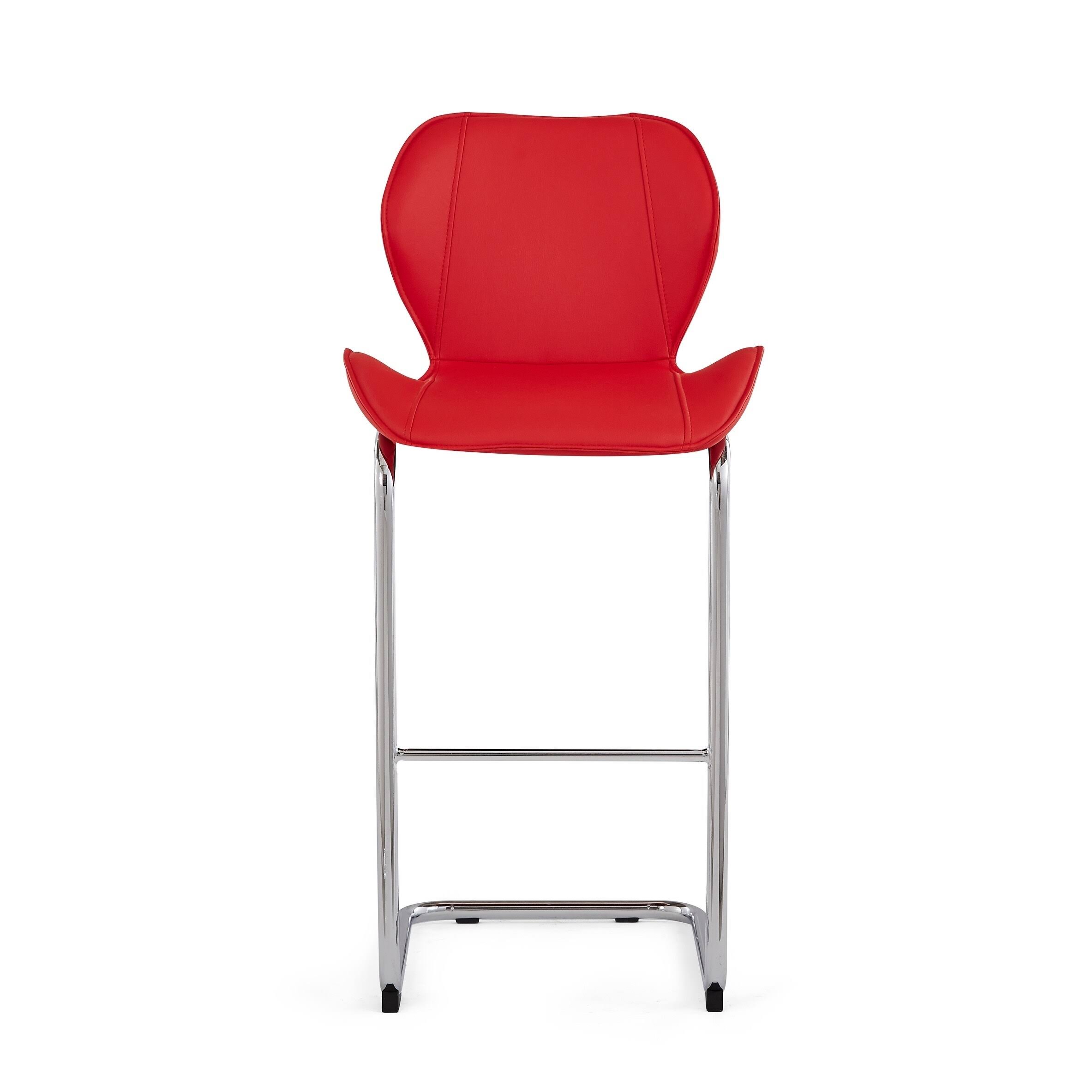 Global Furniture USA Red Barstool