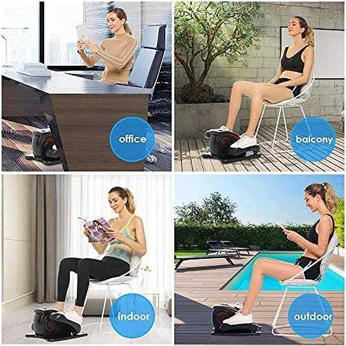 ANCHEER Under Desk Elliptical Machine Electric Seated Pedal Exerciser - Sports Supplies Online Store