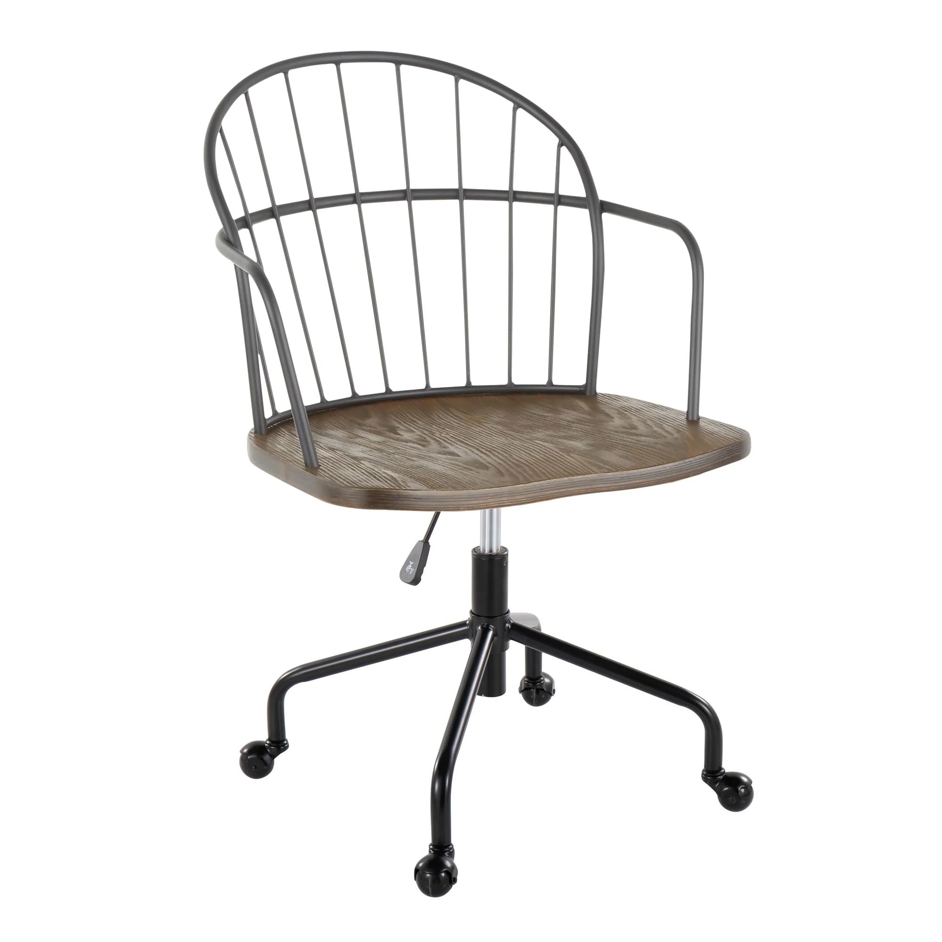 Adjustable Farmhouse Office Chair - 24.0 | Style & Comfort