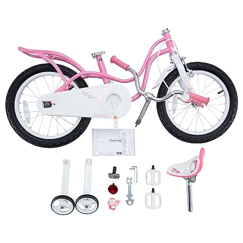 Royalbaby Princess Girls Kids Bike 12 14 16 18 20 Inch Children Bicycle with Basket for Age 3-12 Years