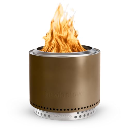 Solo Stove Bonfire 2.0 with Stand, 19.5 Inch Smokeless Fire Pit with Removable Ash Pan - Portable Outdoor Fire Pit