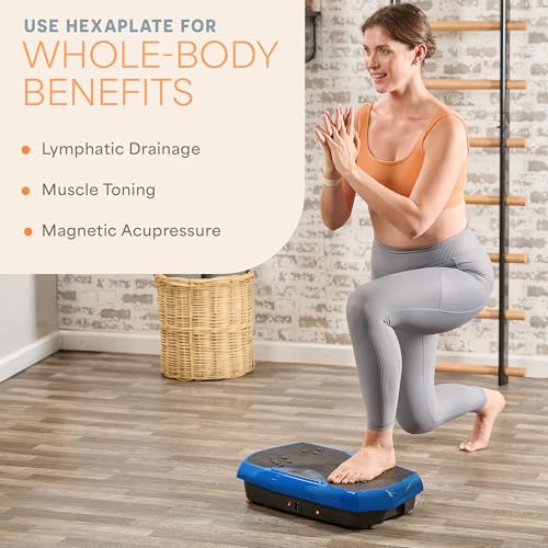 Lifepro Vibration Plate Exercise Machine with Magnetic Acupoints - Full Body Vibration Platform for Beginners and Recovery