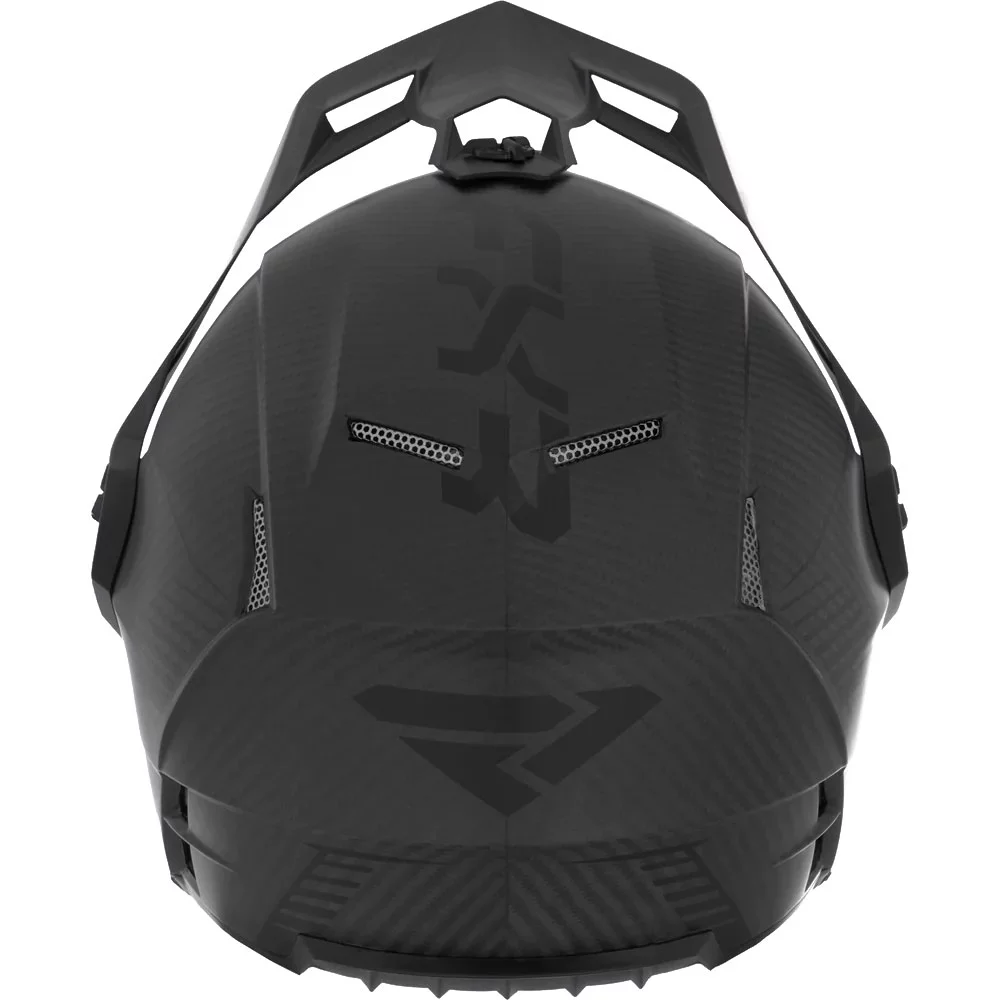 FXR  Clutch X Pro Carbon Fiber Snowmobile Helmet Heated DL Face Shield Black Ops - 240640-1010-19
