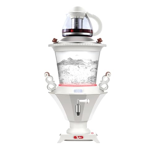 TtAk HOUSEWARE Electric Glass Samovar